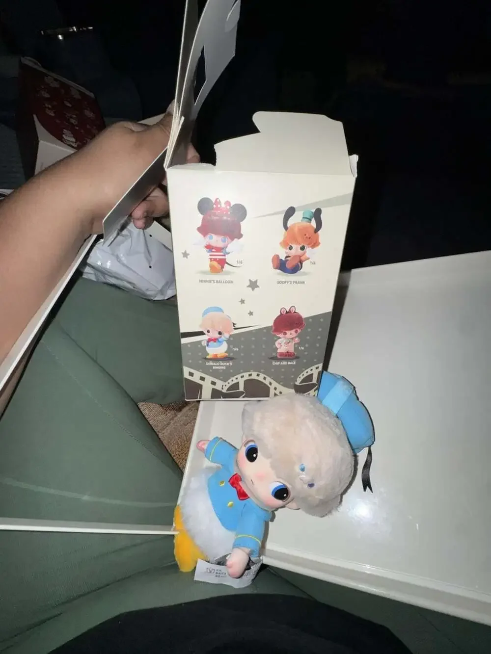 POP MART Dimoo World x Disney Series Donald Duck Vinyl Plush Keychain